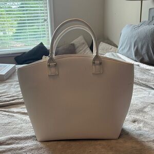 Charming Charlie White Tote Bag